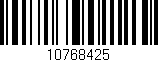 Código de barras (EAN, GTIN, SKU, ISBN): '10768425'