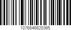 Código de barras (EAN, GTIN, SKU, ISBN): '1076846820385'