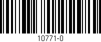 Código de barras (EAN, GTIN, SKU, ISBN): '10771-0'