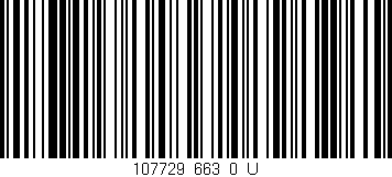 Código de barras (EAN, GTIN, SKU, ISBN): '107729_663_0_U'