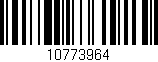 Código de barras (EAN, GTIN, SKU, ISBN): '10773964'