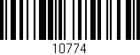 Código de barras (EAN, GTIN, SKU, ISBN): '10774'
