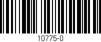 Código de barras (EAN, GTIN, SKU, ISBN): '10775-0'