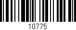 Código de barras (EAN, GTIN, SKU, ISBN): '10775'