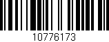 Código de barras (EAN, GTIN, SKU, ISBN): '10776173'
