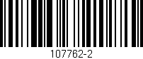 Código de barras (EAN, GTIN, SKU, ISBN): '107762-2'
