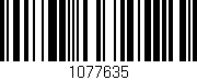 Código de barras (EAN, GTIN, SKU, ISBN): '1077635'