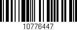 Código de barras (EAN, GTIN, SKU, ISBN): '10776447'