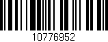 Código de barras (EAN, GTIN, SKU, ISBN): '10776952'
