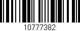 Código de barras (EAN, GTIN, SKU, ISBN): '10777382'