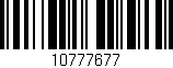 Código de barras (EAN, GTIN, SKU, ISBN): '10777677'