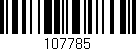 Código de barras (EAN, GTIN, SKU, ISBN): '107785'