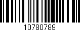 Código de barras (EAN, GTIN, SKU, ISBN): '10780789'
