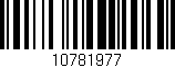 Código de barras (EAN, GTIN, SKU, ISBN): '10781977'