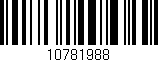 Código de barras (EAN, GTIN, SKU, ISBN): '10781988'