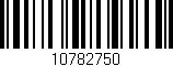 Código de barras (EAN, GTIN, SKU, ISBN): '10782750'
