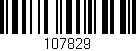 Código de barras (EAN, GTIN, SKU, ISBN): '107829'