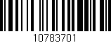 Código de barras (EAN, GTIN, SKU, ISBN): '10783701'
