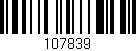 Código de barras (EAN, GTIN, SKU, ISBN): '107839'