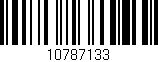 Código de barras (EAN, GTIN, SKU, ISBN): '10787133'