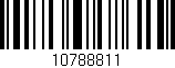 Código de barras (EAN, GTIN, SKU, ISBN): '10788811'