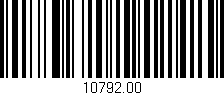 Código de barras (EAN, GTIN, SKU, ISBN): '10792.00'