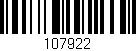 Código de barras (EAN, GTIN, SKU, ISBN): '107922'