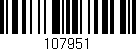 Código de barras (EAN, GTIN, SKU, ISBN): '107951'