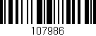 Código de barras (EAN, GTIN, SKU, ISBN): '107986'