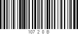 Código de barras (EAN, GTIN, SKU, ISBN): '107_2_0_B'
