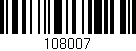 Código de barras (EAN, GTIN, SKU, ISBN): '108007'