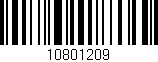 Código de barras (EAN, GTIN, SKU, ISBN): '10801209'
