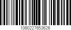 Código de barras (EAN, GTIN, SKU, ISBN): '1080227853626'