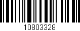 Código de barras (EAN, GTIN, SKU, ISBN): '10803328'