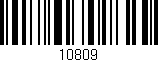 Código de barras (EAN, GTIN, SKU, ISBN): '10809'