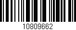 Código de barras (EAN, GTIN, SKU, ISBN): '10809662'