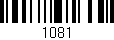 Código de barras (EAN, GTIN, SKU, ISBN): '1081'