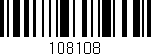 Código de barras (EAN, GTIN, SKU, ISBN): '108108'