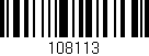 Código de barras (EAN, GTIN, SKU, ISBN): '108113'