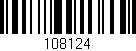 Código de barras (EAN, GTIN, SKU, ISBN): '108124'