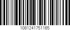 Código de barras (EAN, GTIN, SKU, ISBN): '1081241751165'