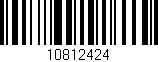 Código de barras (EAN, GTIN, SKU, ISBN): '10812424'