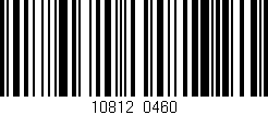 Código de barras (EAN, GTIN, SKU, ISBN): '10812/0460'