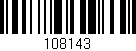Código de barras (EAN, GTIN, SKU, ISBN): '108143'