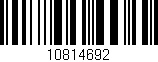 Código de barras (EAN, GTIN, SKU, ISBN): '10814692'