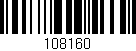 Código de barras (EAN, GTIN, SKU, ISBN): '108160'