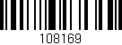 Código de barras (EAN, GTIN, SKU, ISBN): '108169'