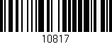 Código de barras (EAN, GTIN, SKU, ISBN): '10817'