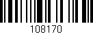 Código de barras (EAN, GTIN, SKU, ISBN): '108170'