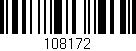 Código de barras (EAN, GTIN, SKU, ISBN): '108172'